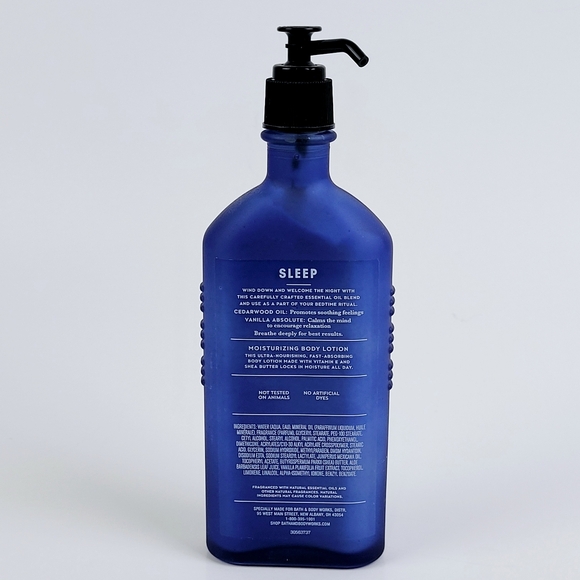 Bath & Body Works Sleep~Cedarwood & Vanilla~Body Lotion 6.5 oz NEW - Picture 2 of 2